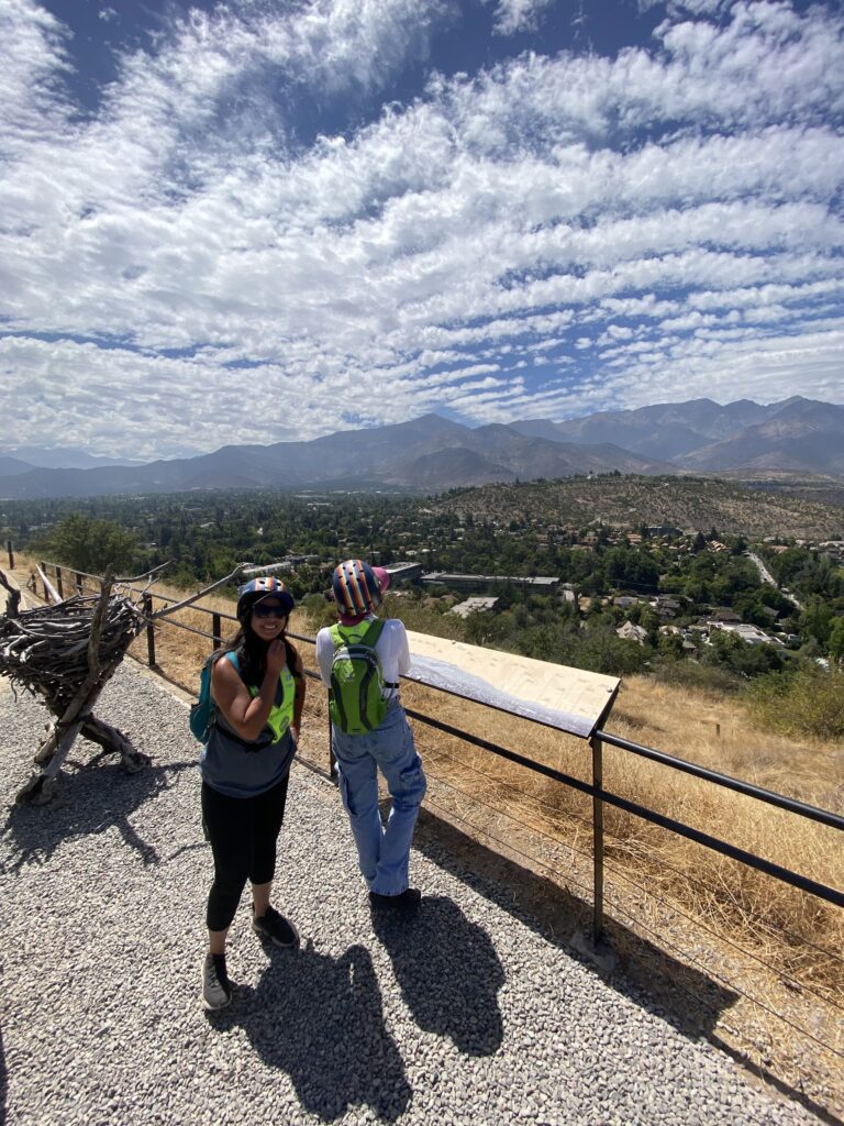 paisaje 360º desde la precordillera de los andes